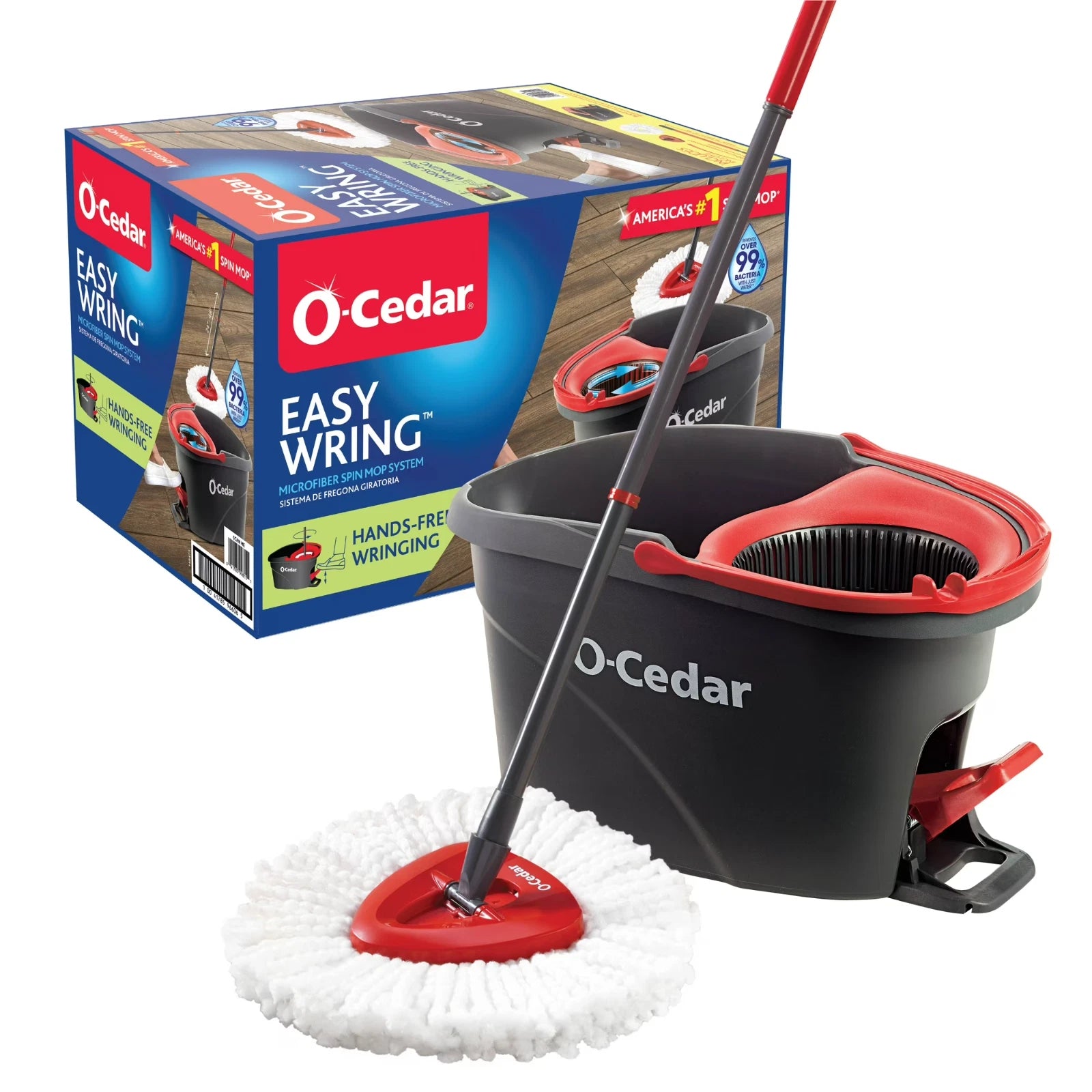 Hot Deal! O-Cedar EasyWring™ Spin Mop & Bucket System, New
