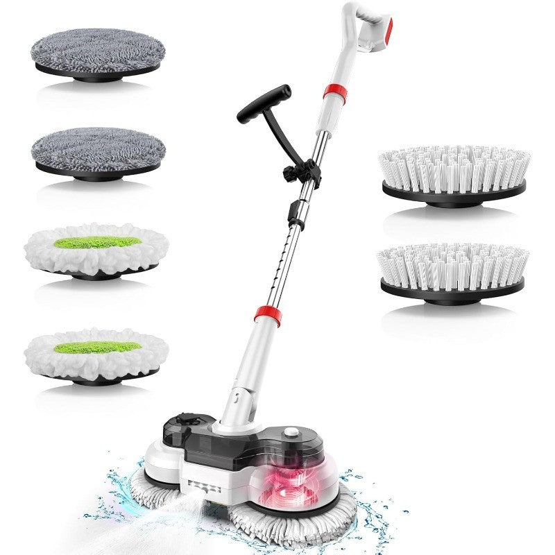 Electric Mop for Milwaukee M18 Battery (NO Battery), 2 In 1 Spin Mop