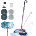 ScrubWiz Cordless Electric Spin Mop with Water Sprayer, Self-Propelled Floor ...